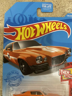 Hot Wheels '70 Chevy Camaro RS Orange #179 179/250 2021 Then and Now 8/10 - Awesome Deals Deluxe