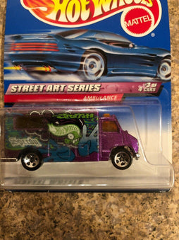 Hot Wheels ~ Street Art Series ~ #951 Ambulance - Awesome Deals Deluxe