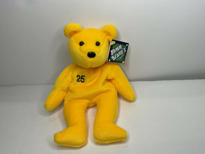 Jim Edmonds #25 Salvino’s Bamm Beanos Yellow Beanie Bear - Awesome Deals Deluxe