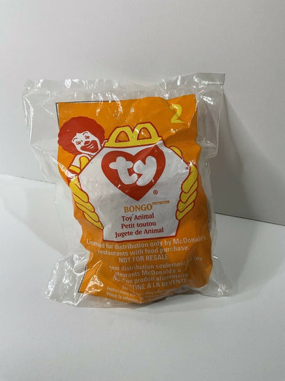 McDonald's Ty Beanie Babies 1998 Bongo the Monkey #2 - Awesome Deals Deluxe