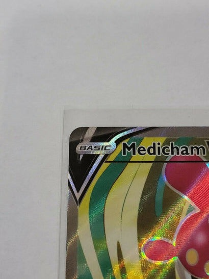 Medicham V 185/203 Full Art Ultra Rare Holo Evolving Skies Pokemon TCG Card N/M - Awesome Deals Deluxe