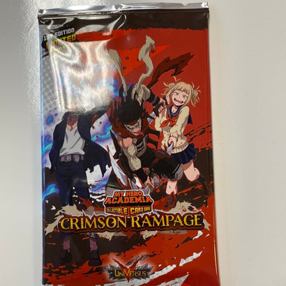 MHA Crimson Rampage (Set 2) 1st Edition Booster Pack - Awesome Deals Deluxe