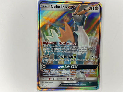 Pokemon - Cobalion GX 106/181 - SM Team Up - Ultra Rare - 2019 - NM - Awesome Deals Deluxe