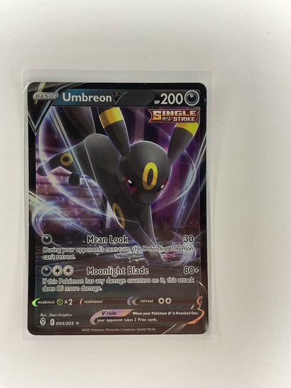 Pokemon Evolving Skies Umbreon V 094/203 - Awesome Deals Deluxe
