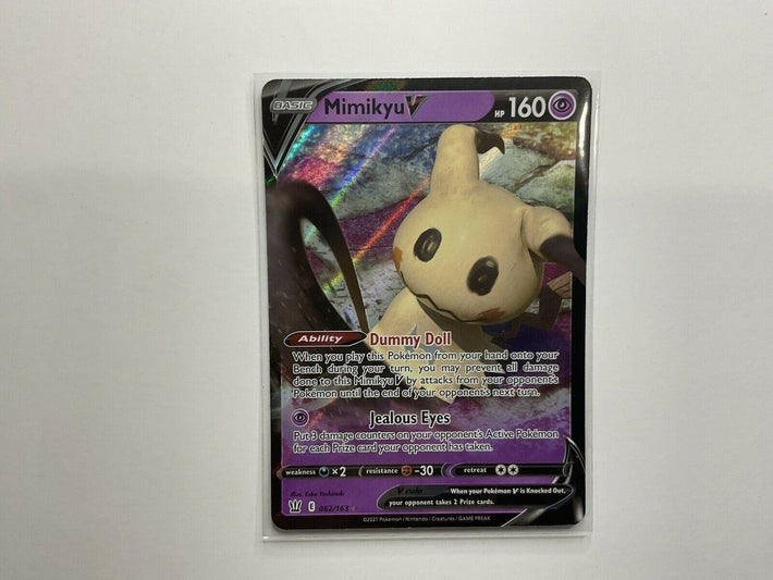 Pokemon - MIMIKYU V - 062/163 - Ultra Rare - Battle Styles - Awesome Deals Deluxe