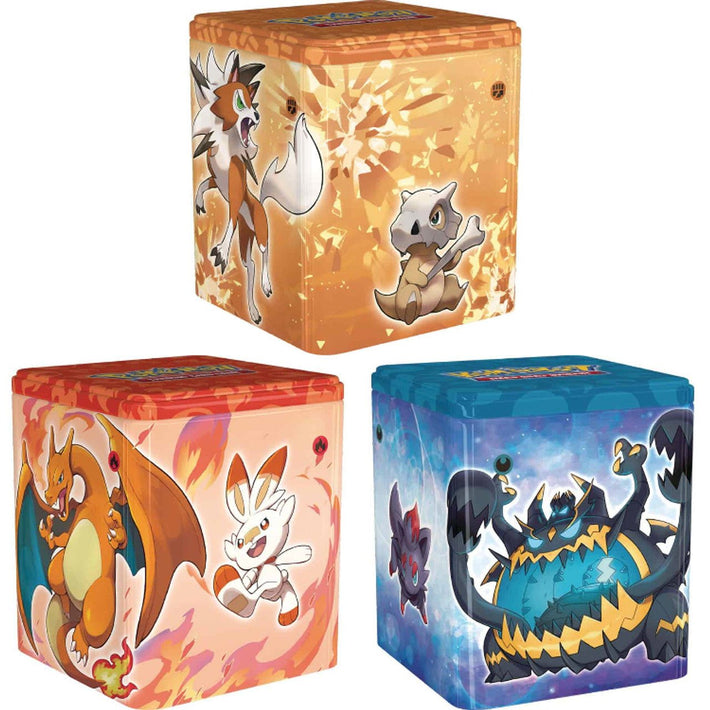 Pokémon Stacking Tins (Fire / Fighting / Dark) - Awesome Deals Deluxe