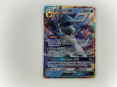 Pokemon TCG SM147 Glaceon GX Foil Promo Black Star Rare NM - Awesome Deals Deluxe