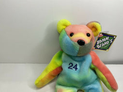 Salvino's Bamm Beano's #24 Ken Griffey Jr 1998 Tie Dye Plush Bear  NWT - Awesome Deals Deluxe