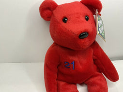 Salvino's Bamm Beano's Sammy Sosa #21 Bean Bag Plush Bear 8" Aug 1998 - Awesome Deals Deluxe