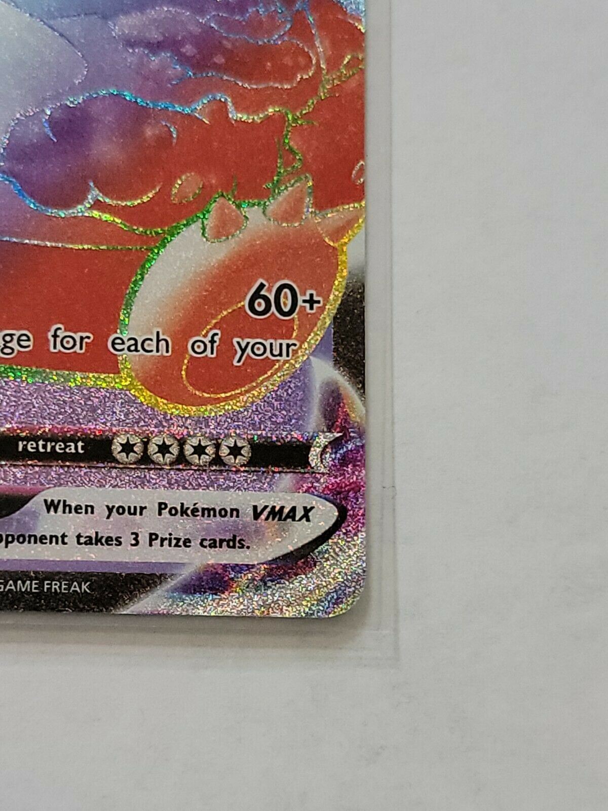 rainbow holographic pokemon cards Snorlax V-Max Holographic Pokemon Card