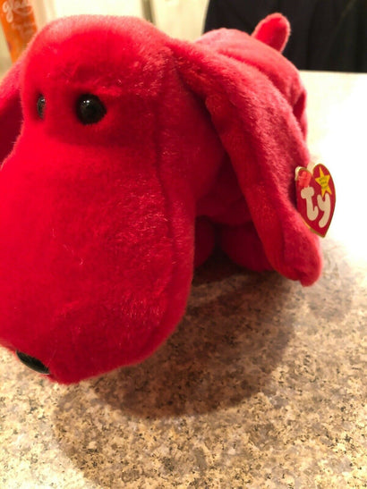 TY BEANIE BABIES BABY BUDDY ROVER the RED DOG LONG FLOPPY EARS MWMT CUTE! - Awesome Deals Deluxe