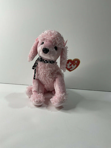 TY Beanie Baby - BRIGITTE the Pink Poodle - 2001 - Awesome Deals Deluxe