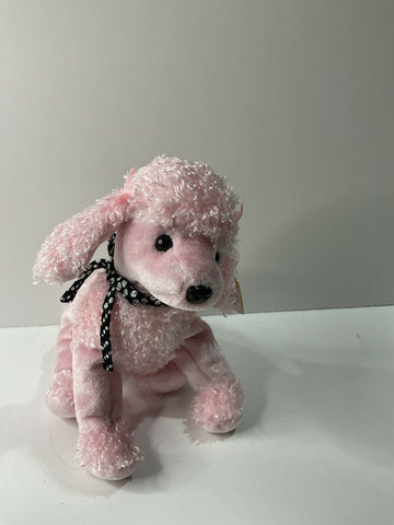 TY Beanie Baby - BRIGITTE the Pink Poodle - 2001 - Awesome Deals Deluxe