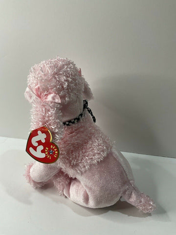 TY Beanie Baby - BRIGITTE the Pink Poodle - 2001 - Awesome Deals Deluxe