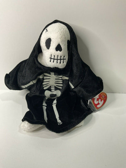 Ty Beanie Baby - Creepers the Halloween Skeleton - 2001 - Awesome Deals Deluxe