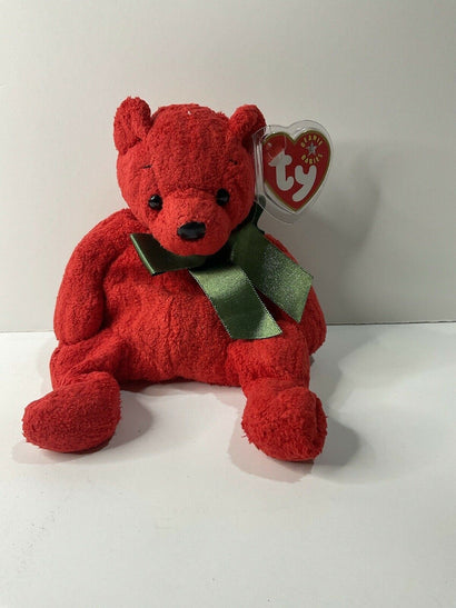 Ty Beanie Baby - Mistletoe The Bear - 2001 - Awesome Deals Deluxe