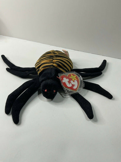 TY Beanie Baby - SPINNER the Spider - 1996 - Awesome Deals Deluxe