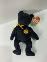 BEANIE BABY 2001 Haunt - black bear Halloween - Awesome Deals Deluxe