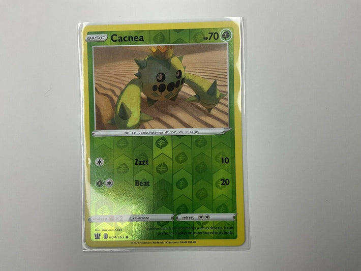 Cacnea 004/163 - Battle Styles - Reverse Holo - Pokemon Card - Awesome Deals Deluxe