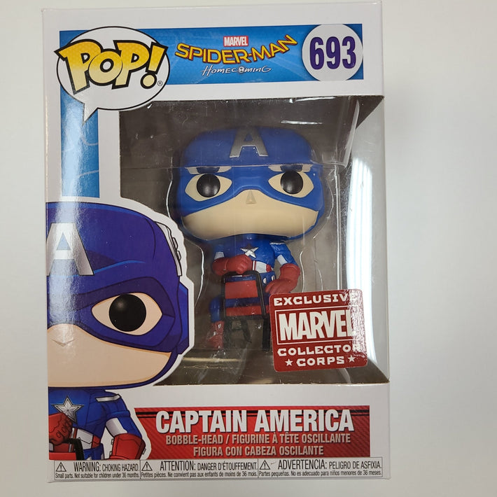 Captain America Exclusive Marvek Collector Corps - Funko Pop! - Awesome Deals Deluxe