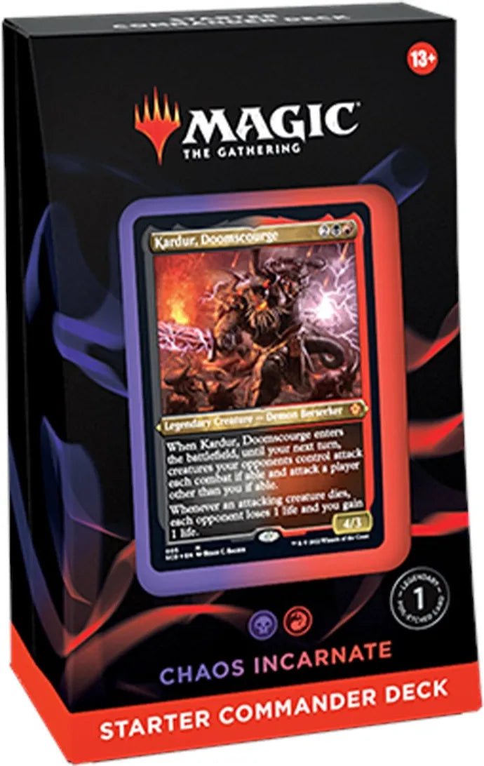 Chaos Incarnate - Starter Commander Decks - Awesome Deals Deluxe