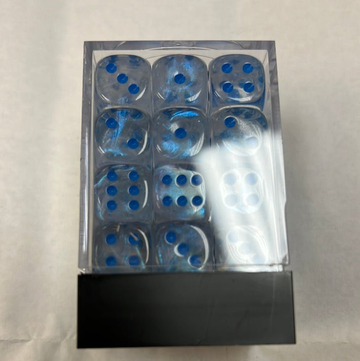 Chessex 12MM Dice (Icicle Blue) - Awesome Deals Deluxe