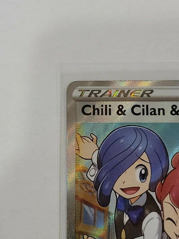 Chili & Cilan & Cress 258/264 - Pokemon Fusion Strike - Ultra Rare Full Art Card - Awesome Deals Deluxe