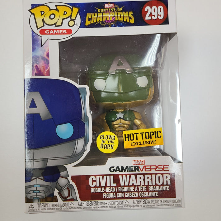 Civil Warrior Glow in the dark Hot Top Exclusive Funko Pop! (Games) 299 - Awesome Deals Deluxe