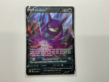 Crobat V 104/189 - Ultra Rare Full Art Holo Darkness Ablaze Pokemon Card - NM/M - Awesome Deals Deluxe