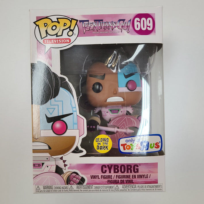 Cyborg Glow in the dark Toys R Us Exclusive Funko Pop! (Television) - Awesome Deals Deluxe