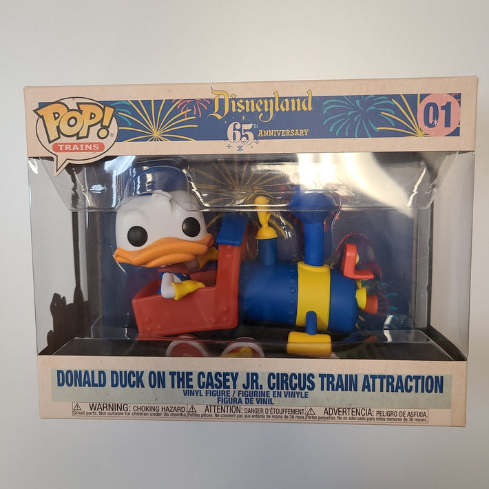 Donald Duck on the Casey Jr. Circus Train Atttaction Funko Pop! (Trains) - Awesome Deals Deluxe