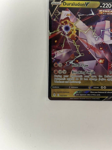 Duraludon V Rare 122/203 - Pokemon Evolving Skies - Awesome Deals Deluxe