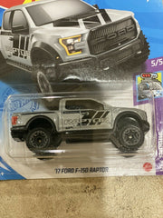 Hot Wheels '17 Ford F-150 Raptor Silver #167 167/250 2021 HW Torque 5/5 - Awesome Deals Deluxe