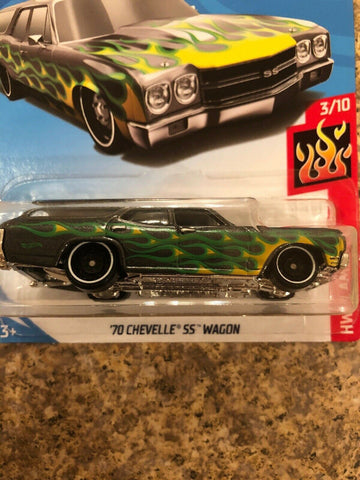 HOT WHEELS 2017 FLAMES: '70 CHEVELLE SS WAGON FREE SHIPPING! - Awesome Deals Deluxe