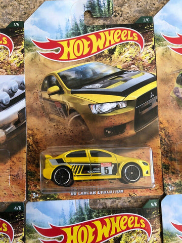 Hot Wheels 2019 Backroad Rally FYX96 1:64 Scale Diecast - Set of 6 FREE SHIPPING - Awesome Deals Deluxe