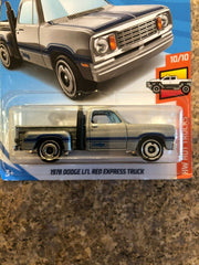 Hot Wheels 2019 HW Hot Trucks #55 1978 Dodge Li'l Red Express Truck Silver - Awesome Deals Deluxe