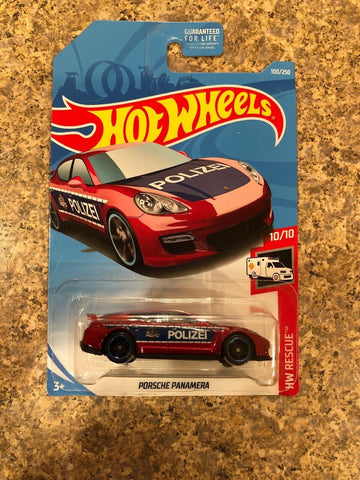 Hot Wheels | 2019 HW Rescue - Porsche Panamera 100/250 | Brand New - Awesome Deals Deluxe