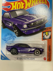 Hot Wheels '67 Ford Mustang Coupe Purple #192 192/250 2021 Muscle Mania 2/10 - Awesome Deals Deluxe