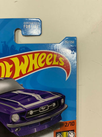 Hot Wheels '67 Ford Mustang Coupe Purple #192 192/250 2021 Muscle Mania 2/10 - Awesome Deals Deluxe