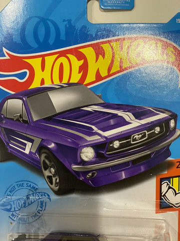 Hot Wheels '67 Ford Mustang Coupe Purple #192 192/250 2021 Muscle Mania 2/10 - Awesome Deals Deluxe