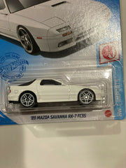 Hot Wheels '89 Mazda Savanna RX-7 FC3S White #176 176/250 2021 HW J-Imports 5/10 - Awesome Deals Deluxe