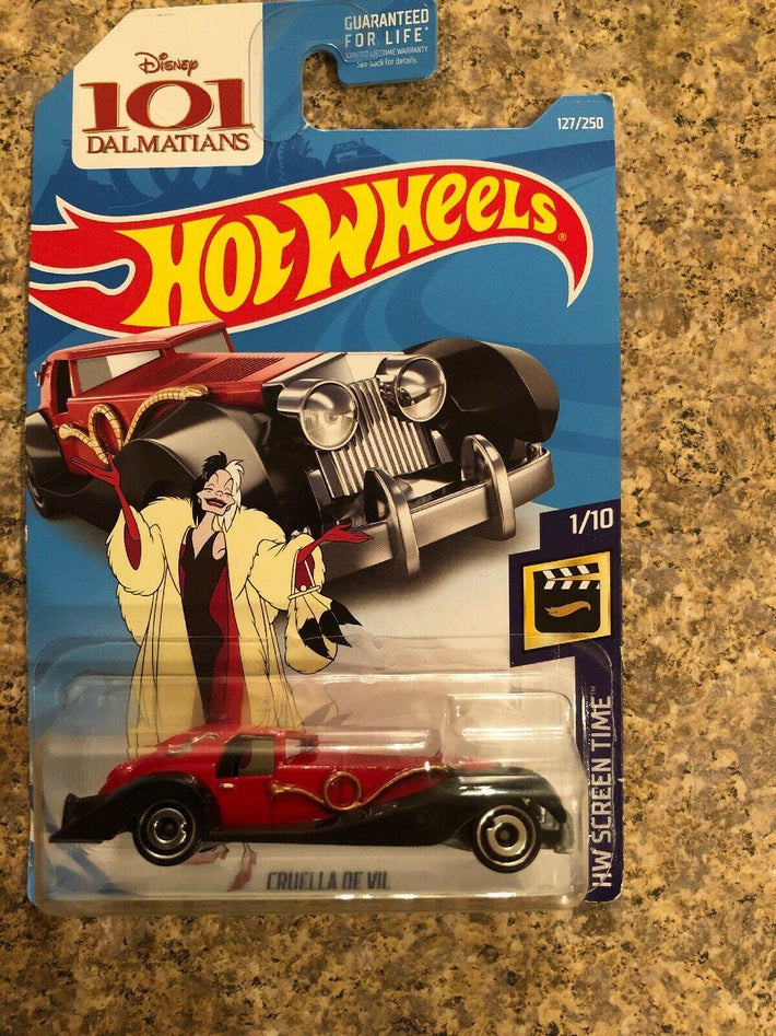 HOT WHEELS CRUELLA DE VIL SCREEN TIME FREE SHIPPING! - Awesome Deals Deluxe