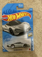 Hot Wheels McLaren Speedtail Silver #112 112/250 2021 Factory Fresh 7/10 - Awesome Deals Deluxe