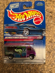 Hot Wheels ~ Street Art Series ~ #951 Ambulance - Awesome Deals Deluxe