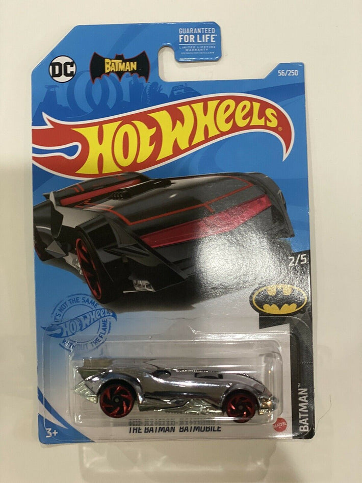 Hot Wheels The Batman Batmobile Chrome #56 56/250 2021 Batman 2/5 - Awesome Deals Deluxe