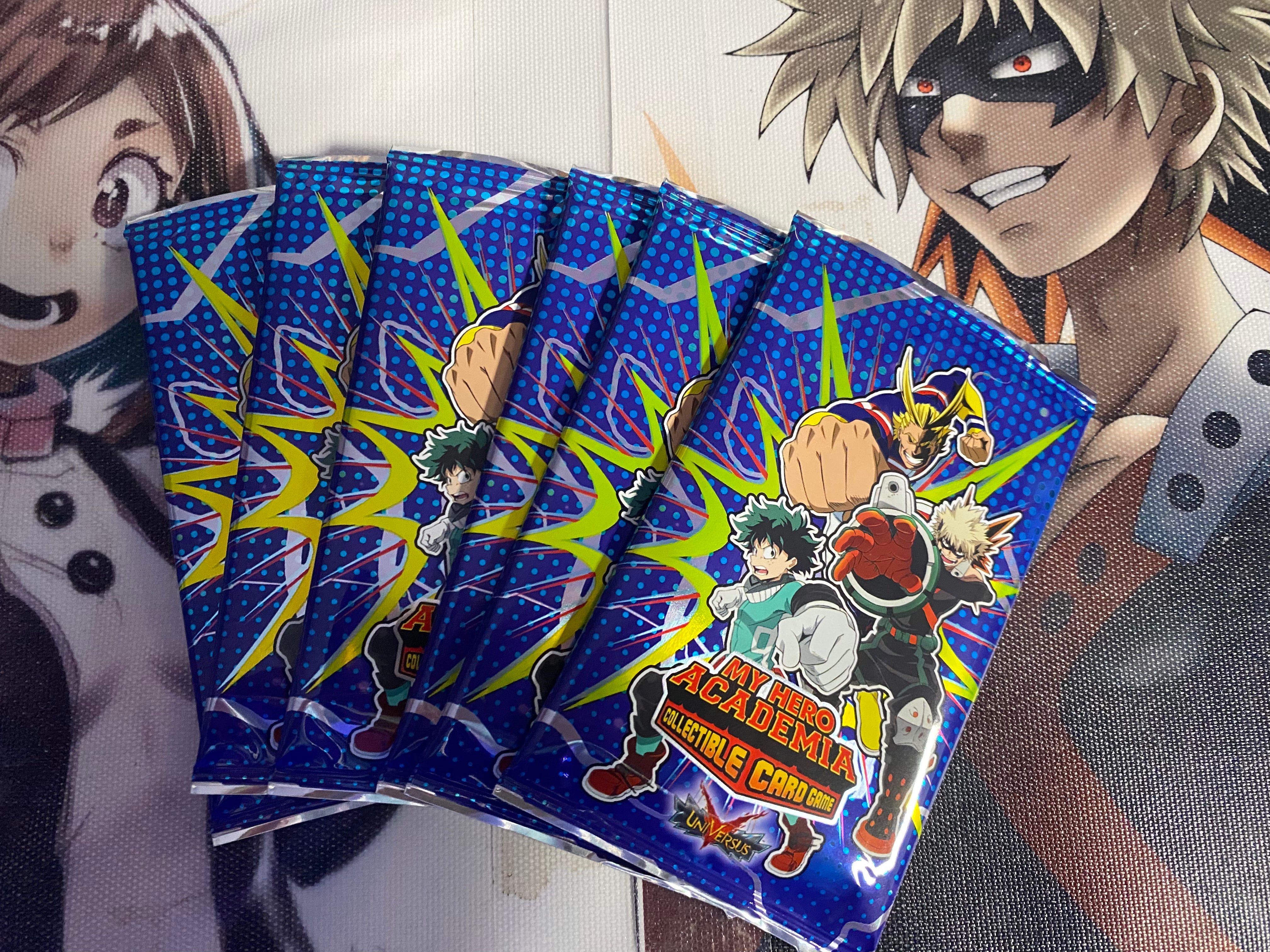 6x MHA CCG Unlimited Base Set Booster Packs