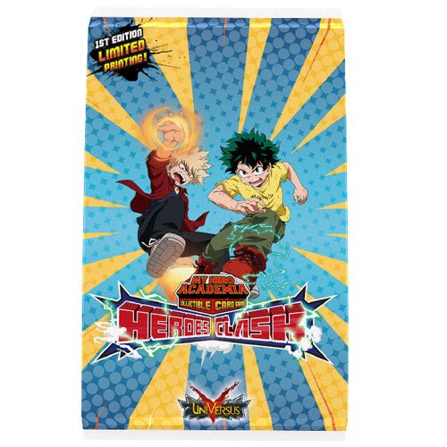 MHA Set 3 Heroes Clash 1st Edition Booster Pack - Awesome Deals Deluxe