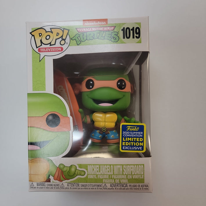 Michelangelo with Surfboard - Funko Pop! - Awesome Deals Deluxe