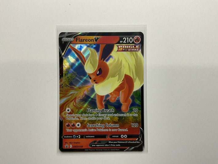 Pokémon Flareon V Black Star Promo Evolving Skies SWSH149 NM/M TCG Card - Awesome Deals Deluxe