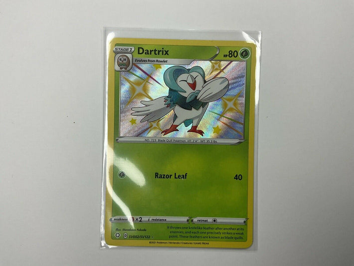 Pokemon SHINY DARTRIX SV002/SV122 Shining Fates RARE HOLO - MINT - Awesome Deals Deluxe